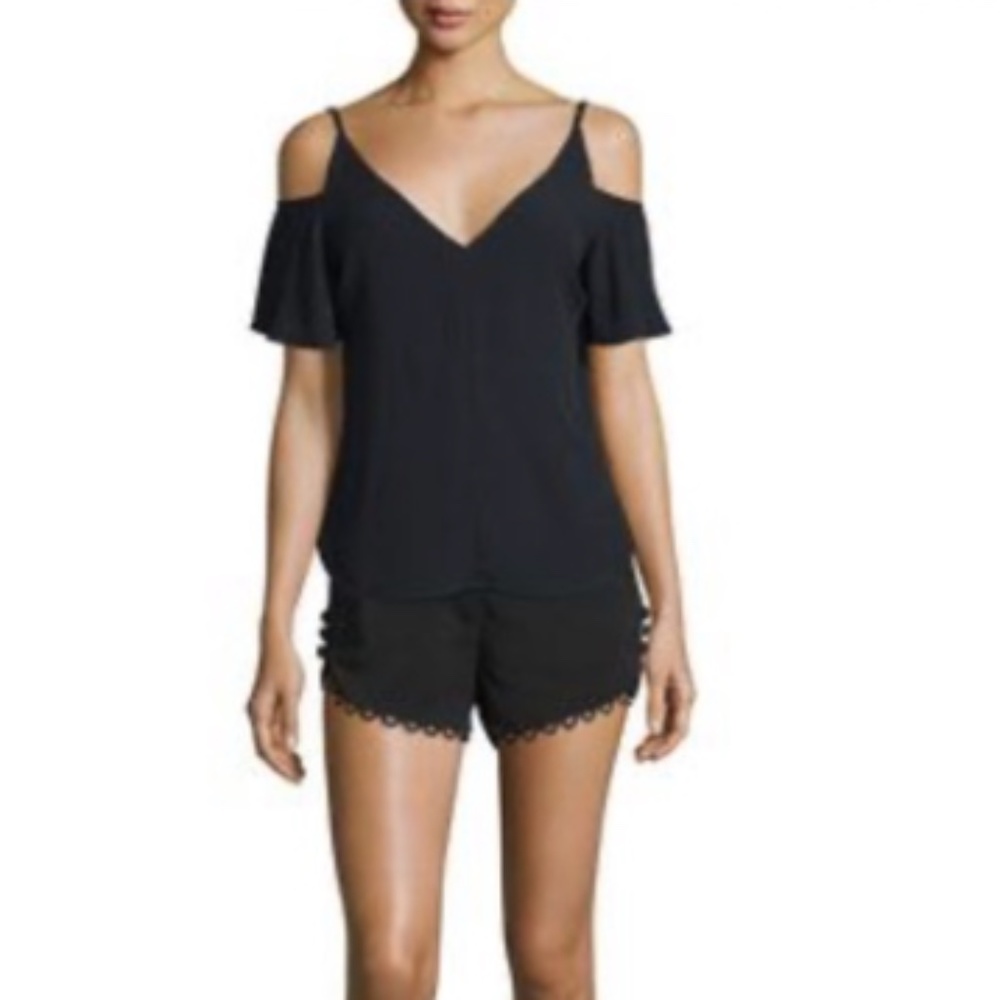 NWT A.L.C. Olivia Cold Shoulder Top